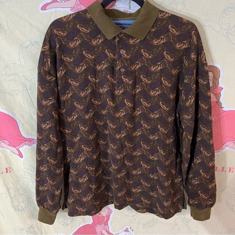 Vintage Chaps Ralph Lauren Patterned Shirt - Picture 3 of 8